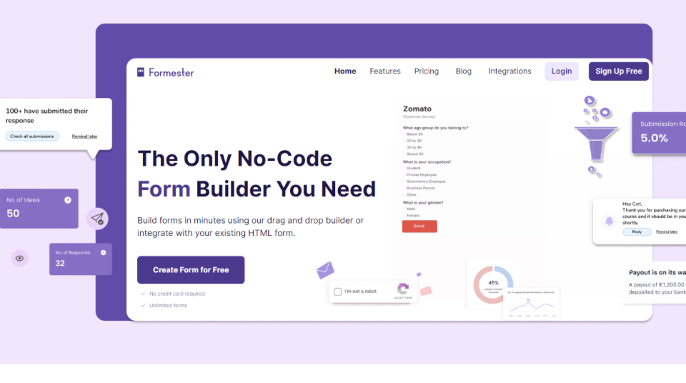 Formester: The Ultimate Solution for Professional & Secure Forms with Zero Code