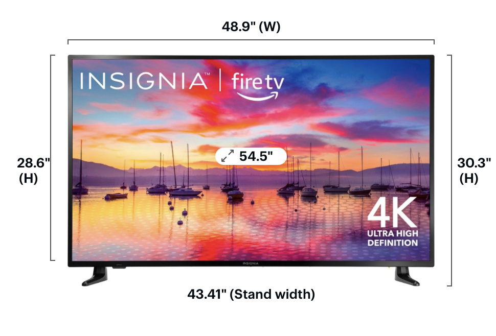 Enjoy Stunning 4K Ultra HD Entertainment with Insignia™ – 55″ Class F30 Series LED Smart Fire TV