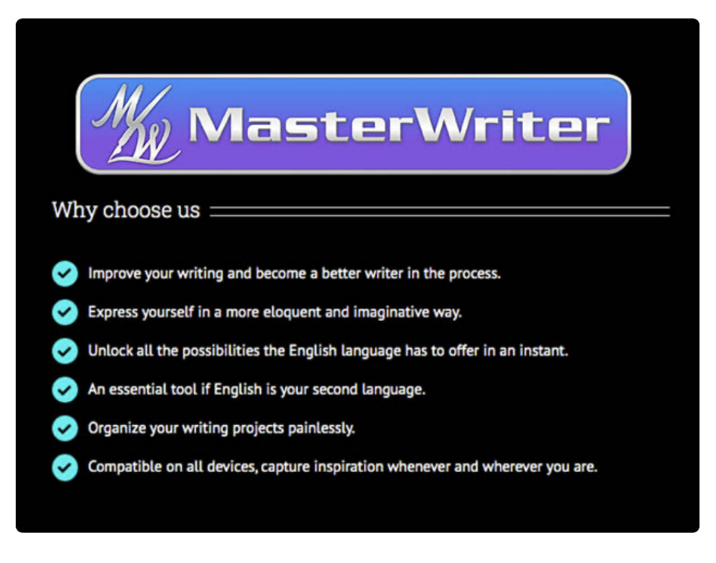 MasterWriter 2-Year License (Creative Writer Version): Improve Your Writing & Become a Better Writer in the Process