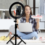 Enhance Your Online Presence with U-STREAM Home Streaming Studio: 10″ Ring Light & Tripod 2-Pack