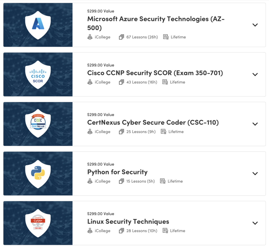 40% Off The Complete 2023 Cyber Security Developer & IT Skills Bundle