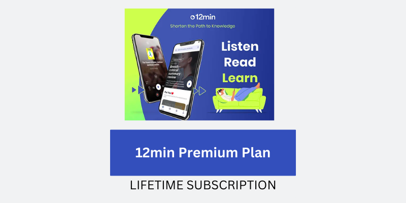 Unlock a World of Knowledge: 12min Premium Plan Lifetime Subscription for $49
