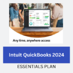 Intuit QuickBooks Online 2024: 1-Year Subscription for PC/Mac (Essentials Plan)