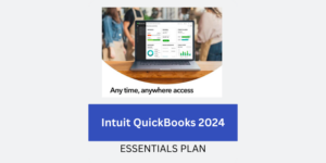 Intuit QuickBooks Online 2024: 1-Year Subscription for PC/Mac (Essentials Plan)