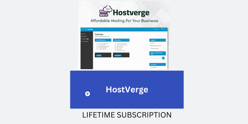 $28 HostVerge Lifetime SSD Hosting Subscription