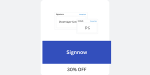SignNow 30% OFF Coupon New Subscription
